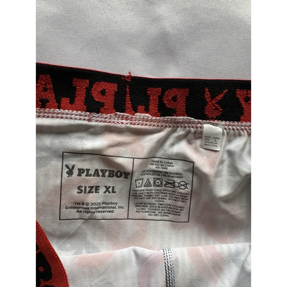 NEW PLAYBOY Boxers Playboy Boxer Briefs Mens XLarge Multicolor Playboy Bunny - Picture 3 of 4